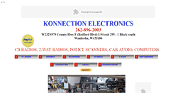 Desktop Screenshot of konnectionelectronics.com